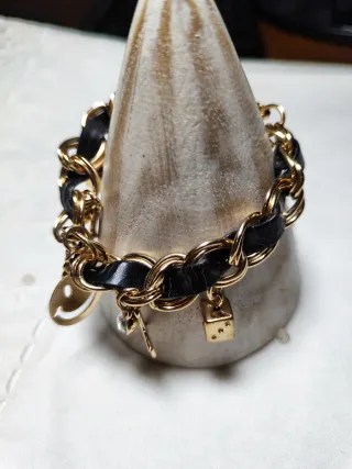 Pulsera cadena eslabones con dijes