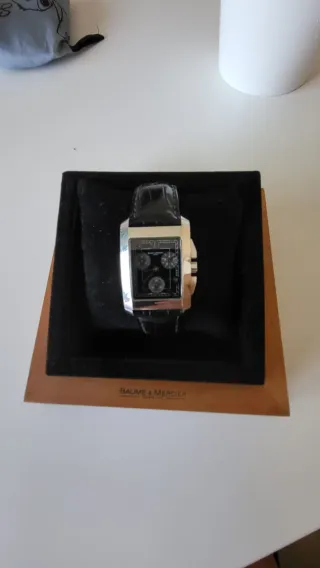 Reloj Baume & Mercier Hampton Plata Negro