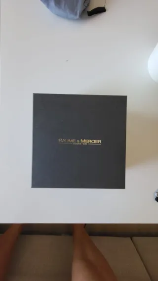 Reloj Baume & Mercier Hampton Plata Negro