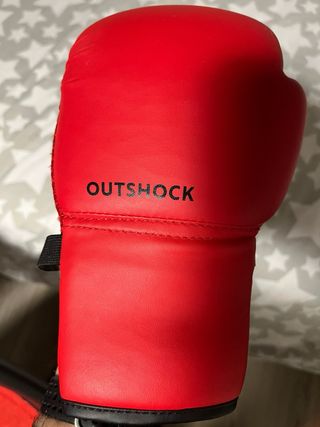 Saco de boxeo y guantes niño