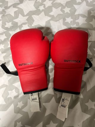 Saco de boxeo y guantes niño
