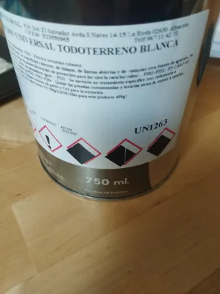 Imprimación universal tidoterreno blanca