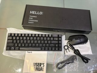 Teclado y Mouse Gaming Havit Negro