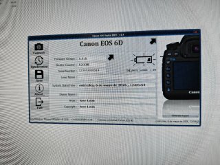 Canon 6D Modificada IR (Infrarrojos)