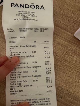 Pulsera Pandora Corazón Plata Sin Estrenar