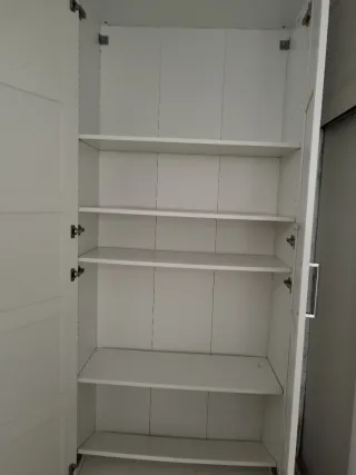 Armario Blanco Ikea SIN puertas