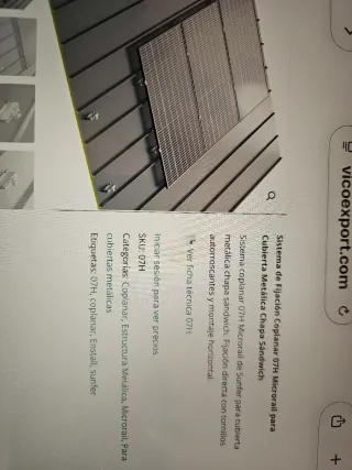 Soporte coplanar 2 módulos 07H