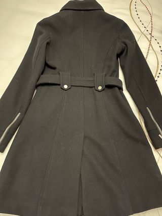 Abrigo Lana Adolfo Domínguez T.36 Negro