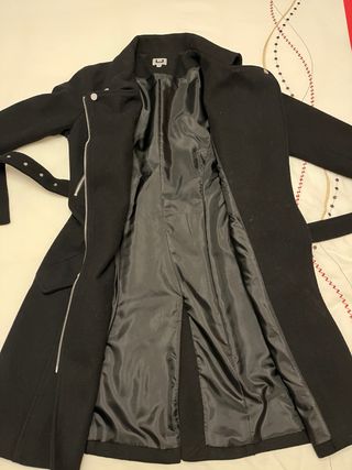 Abrigo Lana Adolfo Domínguez T.36 Negro