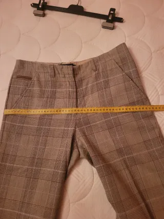 Pantaloni donna fantasia a quadri