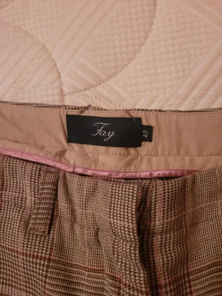 Pantaloni donna fantasia a quadri