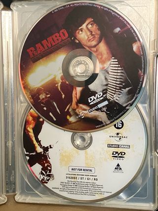 Rambo Acorralado DVD Edición Coleccionista 2 Disco