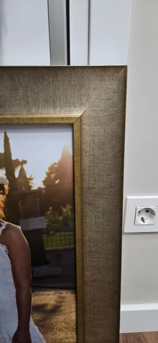 Marco Grande Madera Dorado