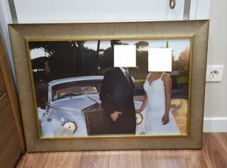 Marco Grande Madera Dorado