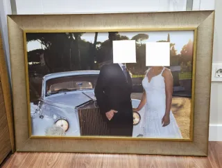 Marco Grande Madera Dorado