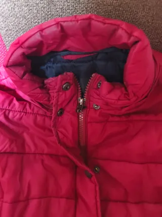 Piumino mezza stagione rosso