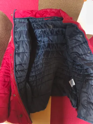 Piumino mezza stagione rosso