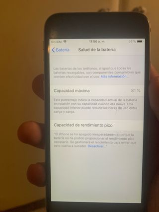 iPhone 6 16GB Plata/Gris Espacial