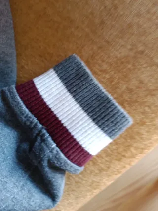 Cazadora Easy Wear azul y gris