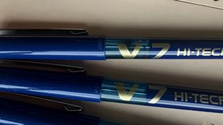 5 Bolígrafos Pilot V7 Hi-Tecpoint Azul