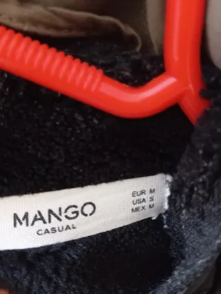 Chaqueta Mango verde militar talla M