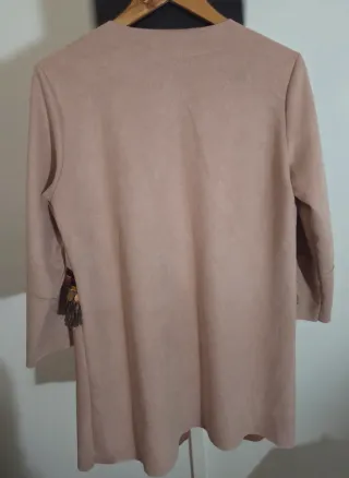 Chaqueta ante rosa palo T. M