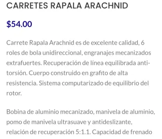 RAPALA ARACHNID 5000