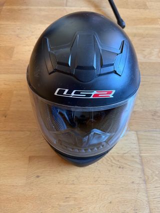 Casco Integral Moto LS2 Negro talla L