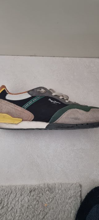 Zapatillas Pepe Jeans Beige y Verde