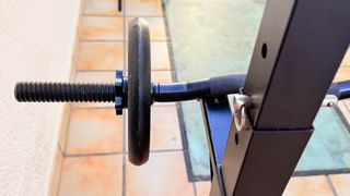 Soporte para pesas y barra Z