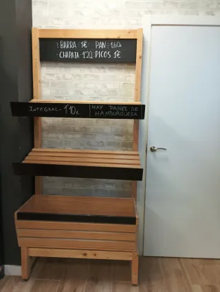 Estanterías Frutería Madera y Metal