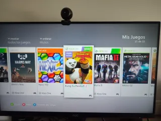 Xbox 360 + 2 mandos + Kinect