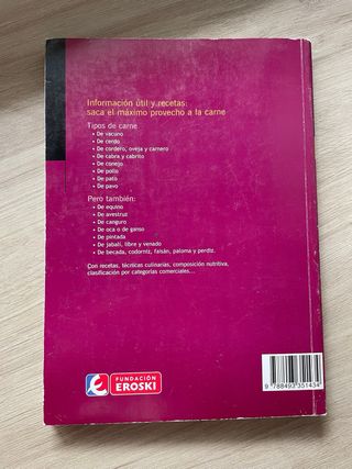 Libro sobre carnes