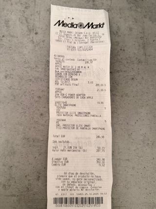 Apple Watch SE 3 44mm 2 meses