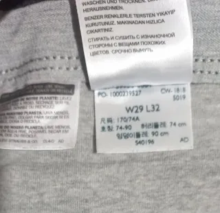 Pantalón Dockers Alpha Khaki W29 L32 Negro