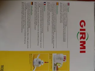 Girmi Tritatutto TR30 750W Nuovo