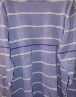 Maglioncino uomo lilla righe XL