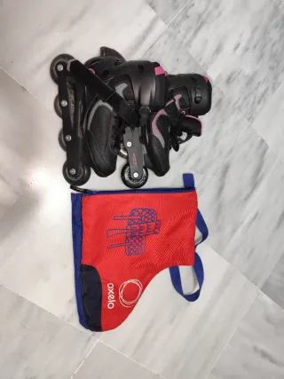 Patines en línea Oxelo Talla 39 Negro/Rosa