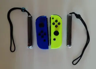 Joycons Azul y Verde Neón