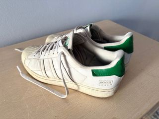 Zapatillas Adidas Superstar Blancas y Verdes