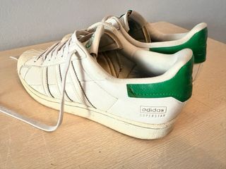 Zapatillas Adidas Superstar Blancas y Verdes
