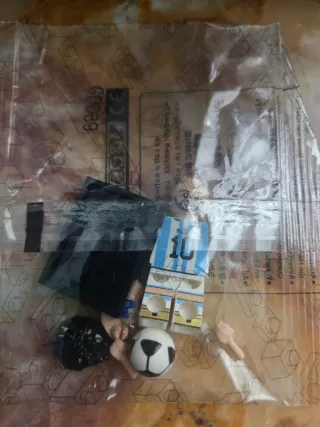 Mini figure Messi & Ronaldo con teca