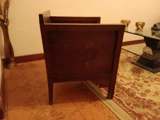 Sillónes de madera antiguos