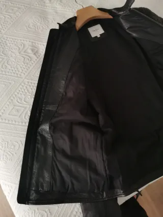 Chaqueta de piel Pepe Jeans motera