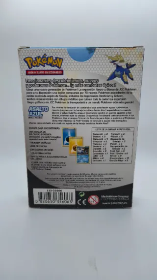 Mazo Pokémon Negro y Blanco Asalto azul