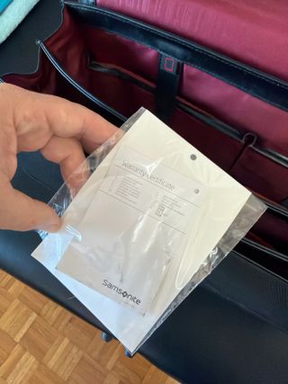 Borsa lavoro Samsonite nera porta documenti