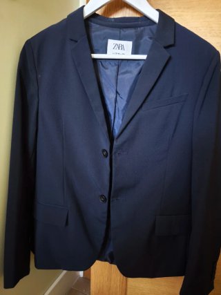 Chaqueta Blazer Zara Azul Talla Niño 13/14 años