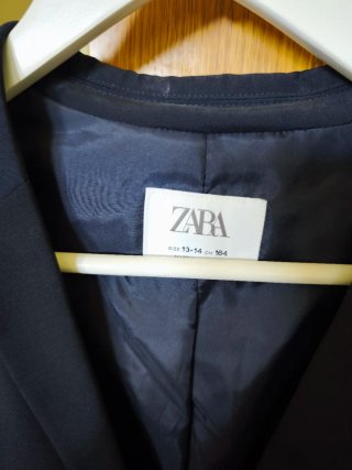 Chaqueta Blazer Zara Azul Talla Niño 13/14 años