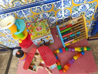 Lote Juguetes Madera Varios