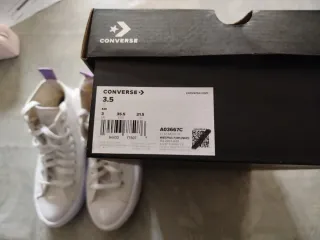 Zapatillas Converse Niña Blancas Plataforma